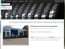 Tablet Screenshot of motorrad-schwekendick.de